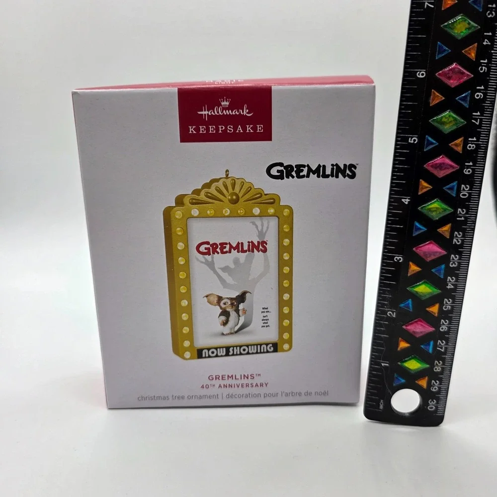 2024 Hallmark Gremlins 40th Anniversary Movie Poster Ornament Magic Light NEW‎